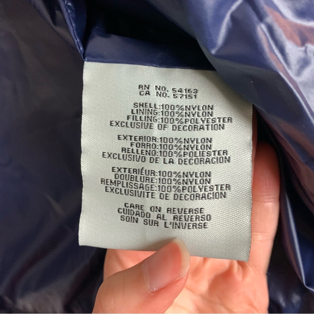 Levi’s striped colorblock sam cropped puffer jacket size xl - Picture 5 of 12